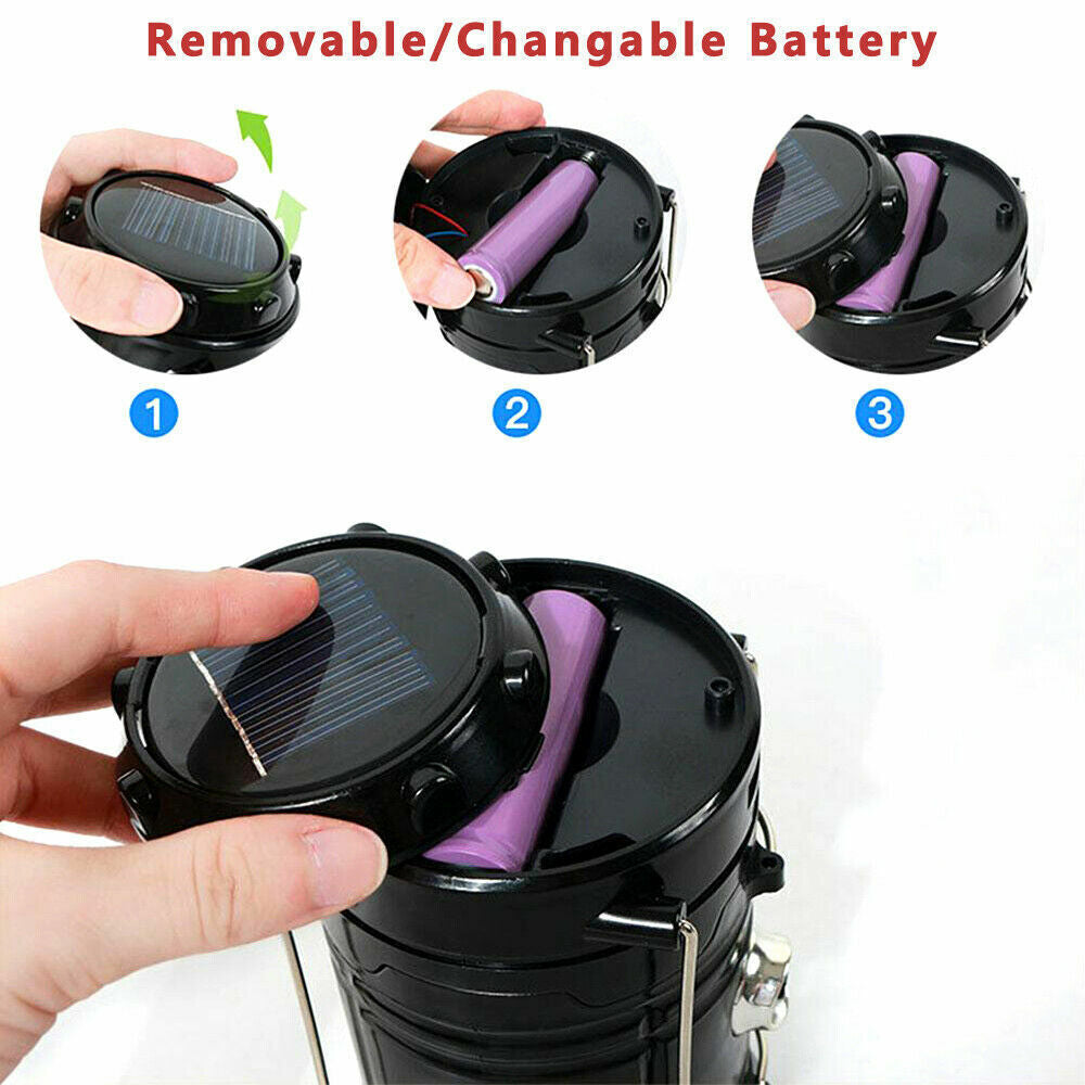 Camping Lantern - Rechargeable LED Lantern for Camping, Emergency, Hurricane and Survival Kits