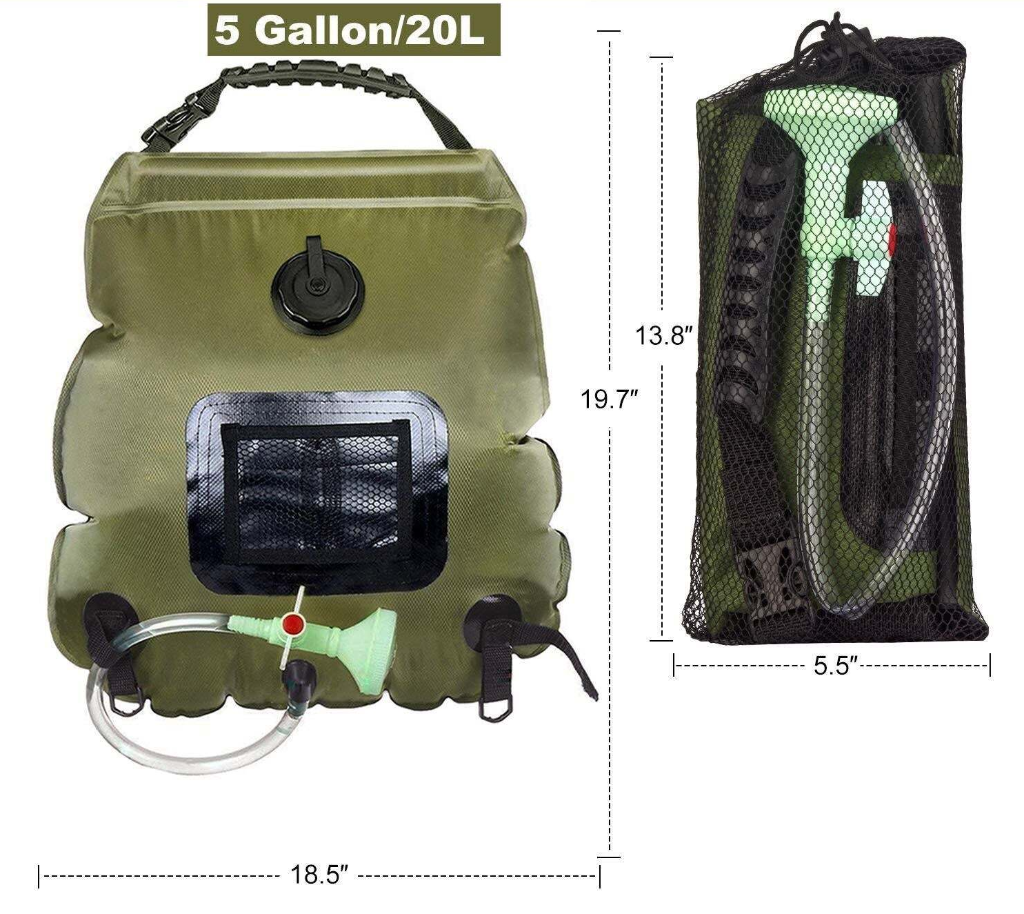 Solar Shower Bag - Portable Outdoor Camping Heating Shower Bag