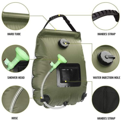 Solar Shower Bag - Portable Outdoor Camping Heating Shower Bag