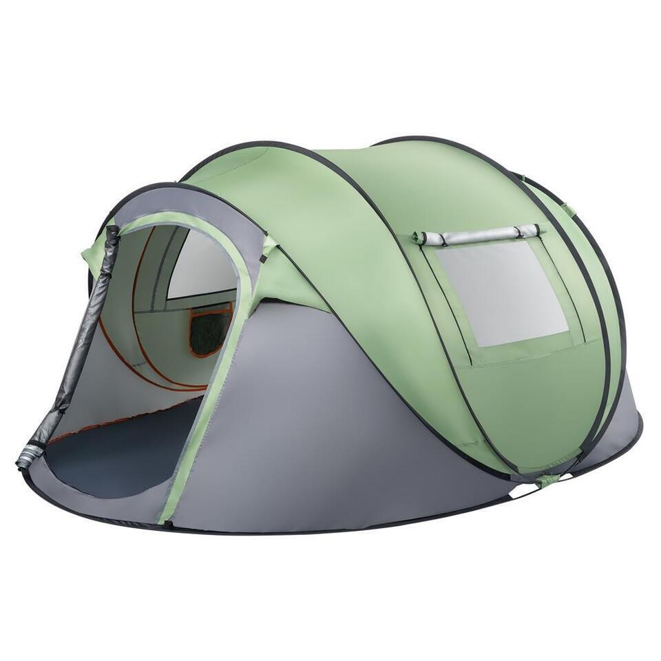 4 Person Pop Up Camping Tent - Waterproof and  Automatic Instant Setup