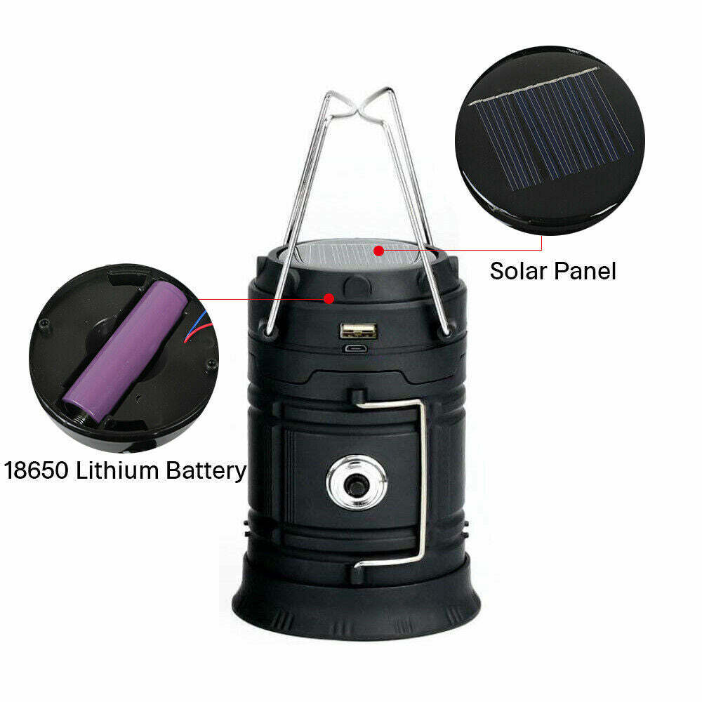 Camping Lantern - Rechargeable LED Lantern for Camping, Emergency, Hurricane and Survival Kits